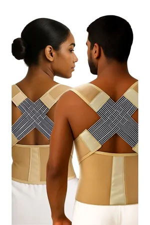 Unisex Dik Duruş Korsesi Ten Rengi