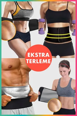Unisex Sauna Kemer Bel Göbek Şekillendirici
