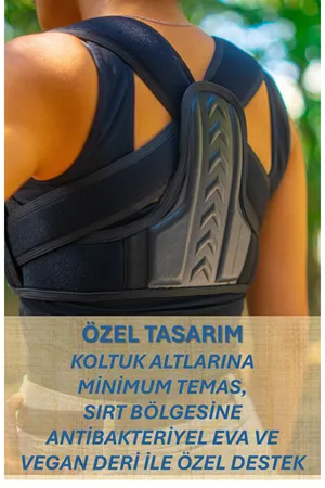 Ortopedik Ayarlanabilir Dik Duruş Korsesi Sporcu