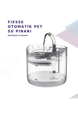 Otomatik Filtreli Sessiz Kedi Köpek Su Sebili