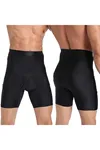 Erkek Göbek Toparlayıcı Boxer Korse Siyah