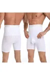 Erkek Göbek Toparlayıcı Boxer Korse Beyaz