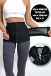 Unisex Termal Bel Korsesi Siyah