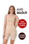 Dikişsiz Lazer Kesim Anti Selülit Korse Ten