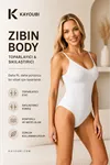 Beyaz Askılı Toparlayıcı Body Korse